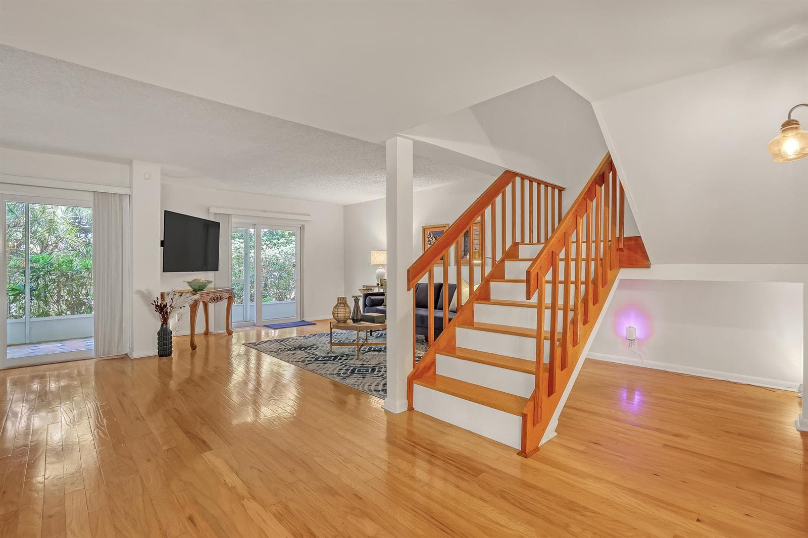 open and spacious