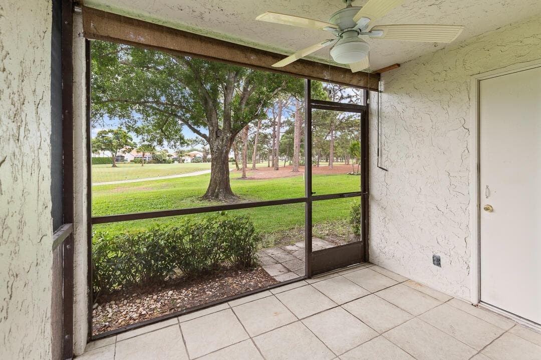 Lanai with Golf Views