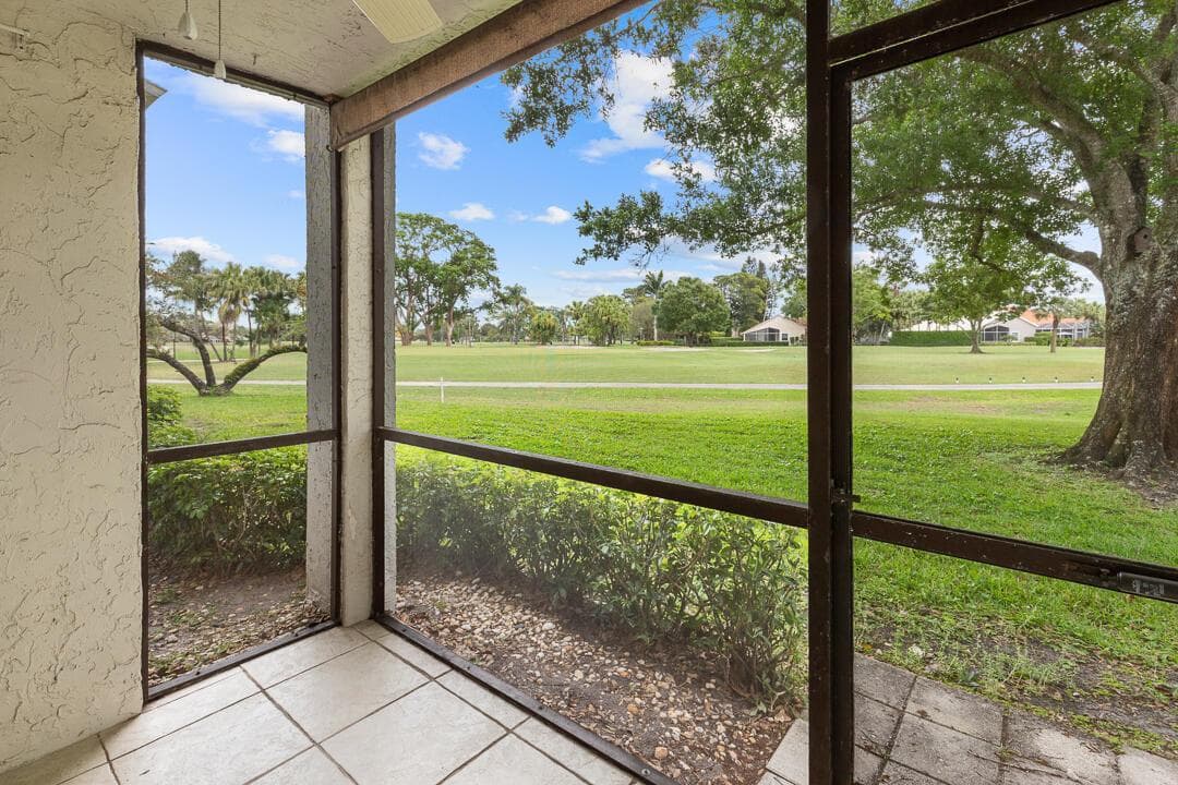Lanai With Golf Views