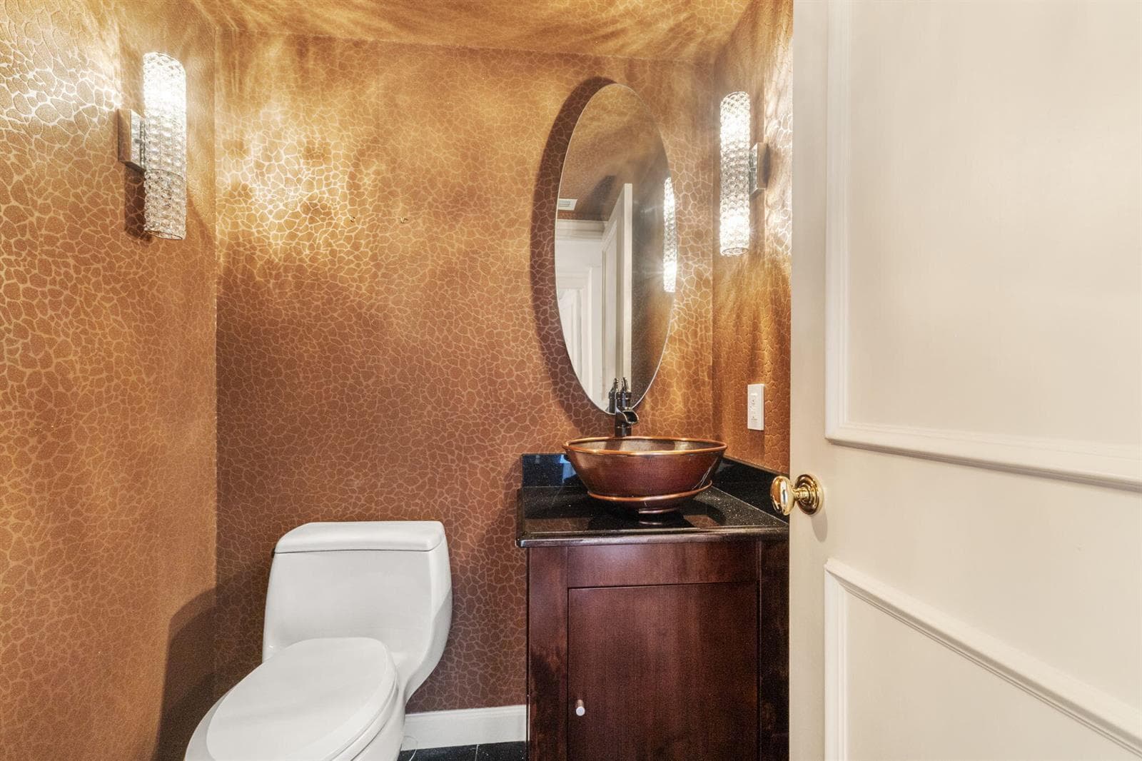 Half Bath off Entry Hall