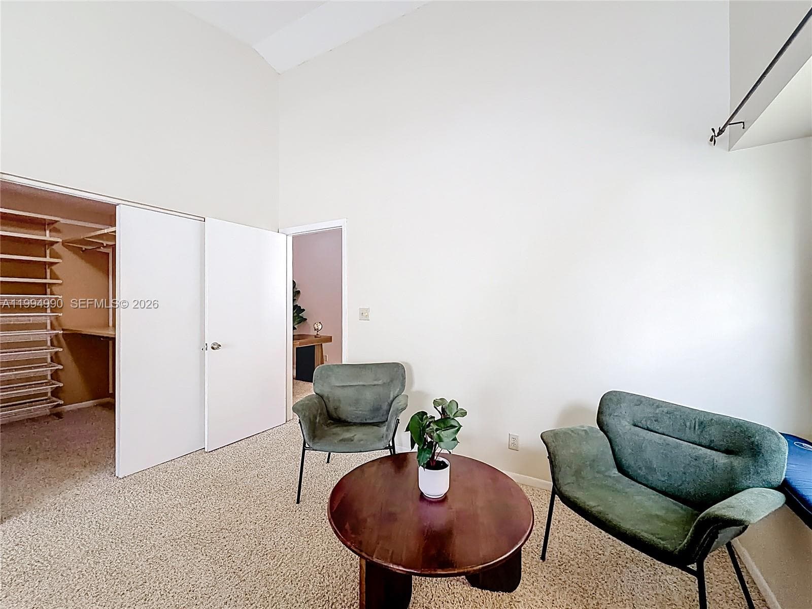 Sitting area of master bedroom