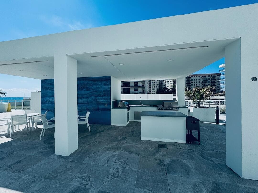 BBQ area
