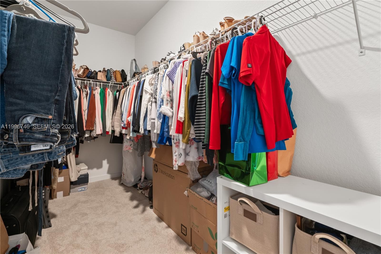 Master bedroom closet