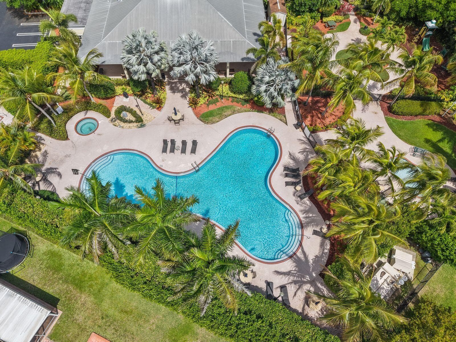 31 Freeform pool from above Community