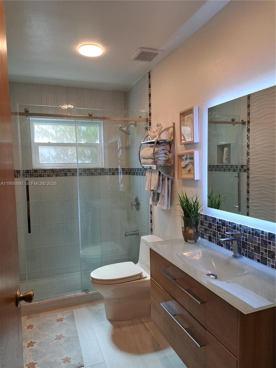 Guest Bathroom with impact window