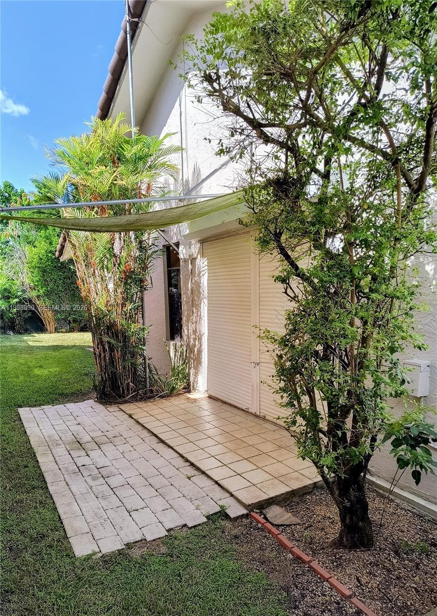 Walk out from Guest bedroom