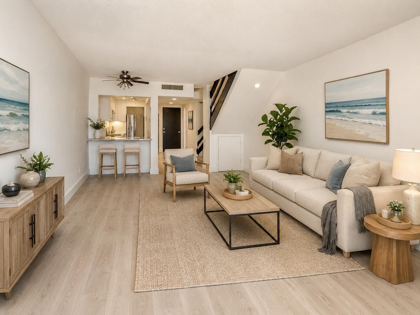 STAGED LIVING ROOM TOWNHOUSE 144