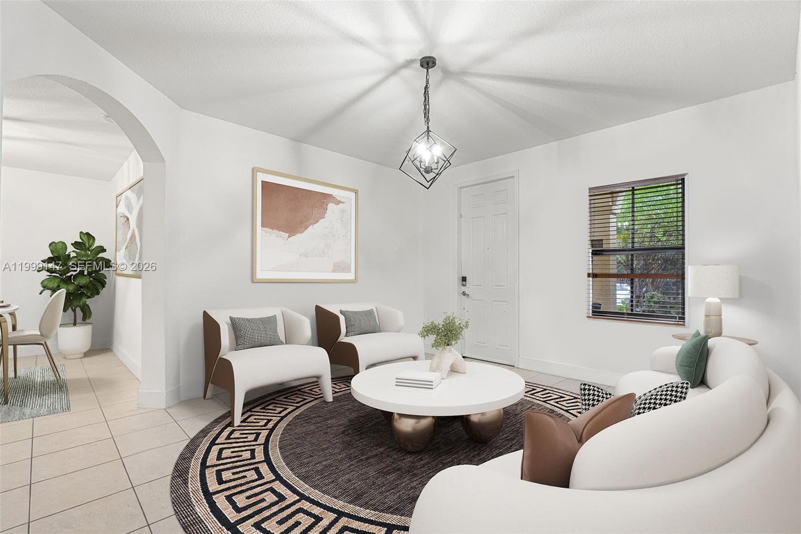 staged