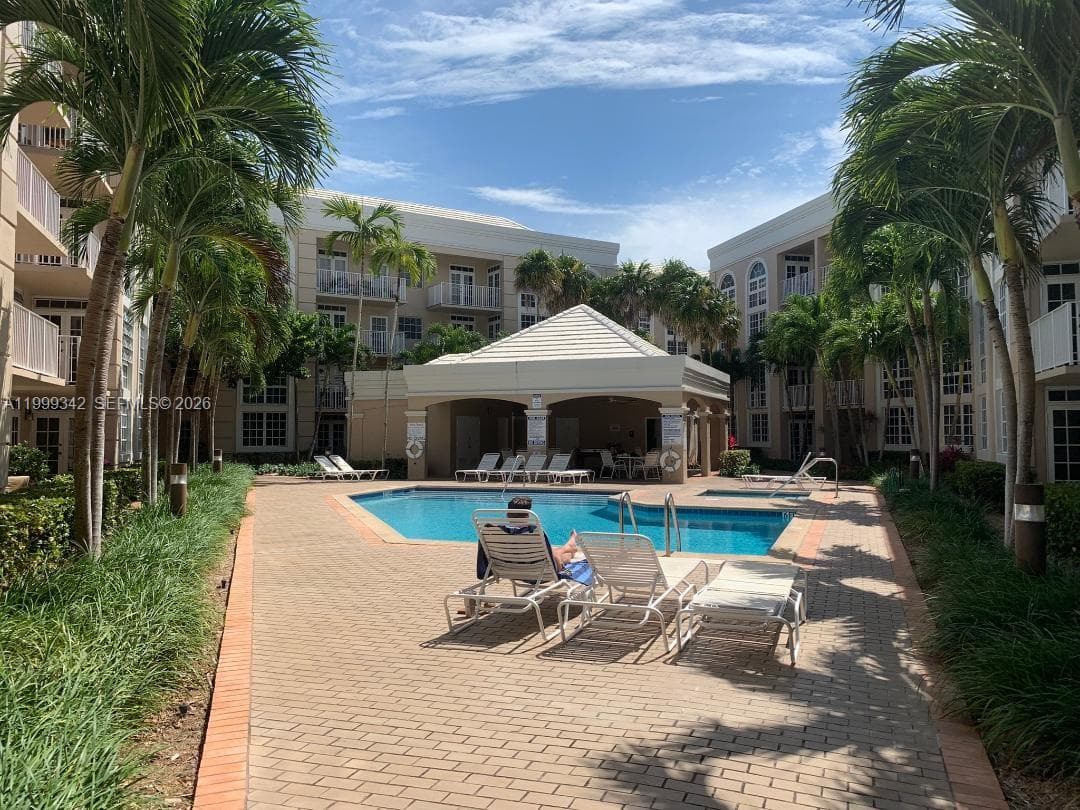 Tropical Pool area with  Jacuzzi and Gazebo