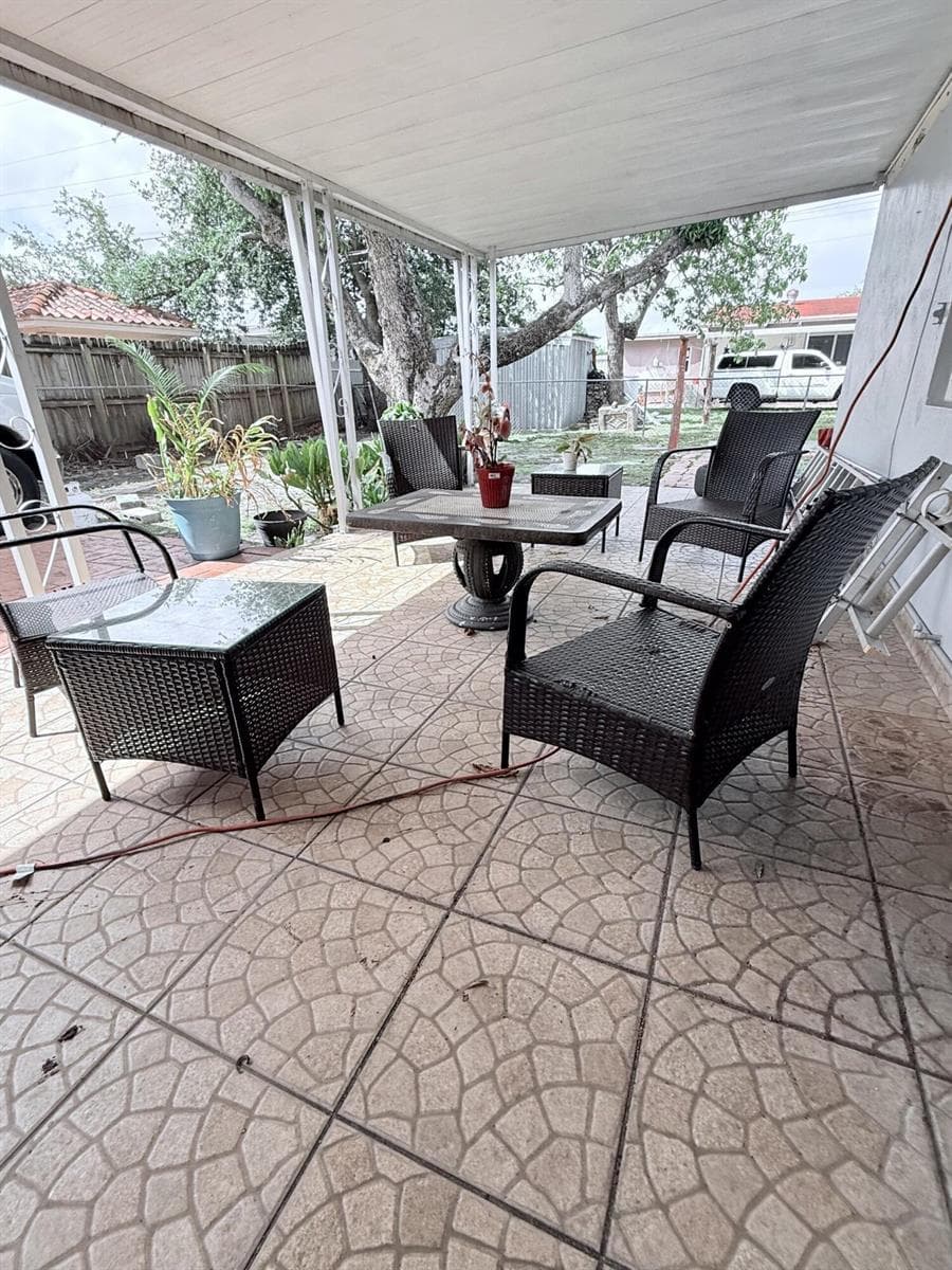 Covered Terrace