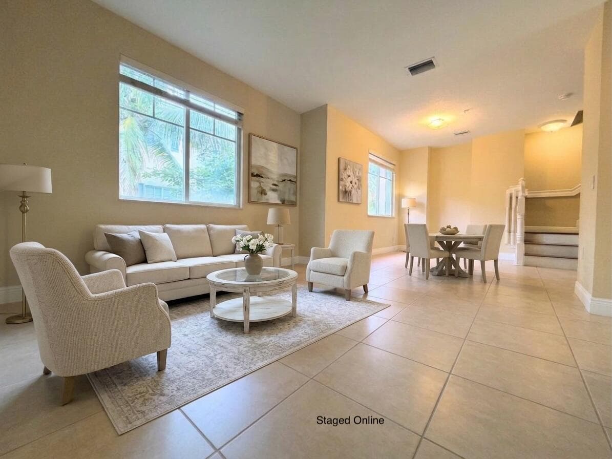 Formal Living and Dining Area