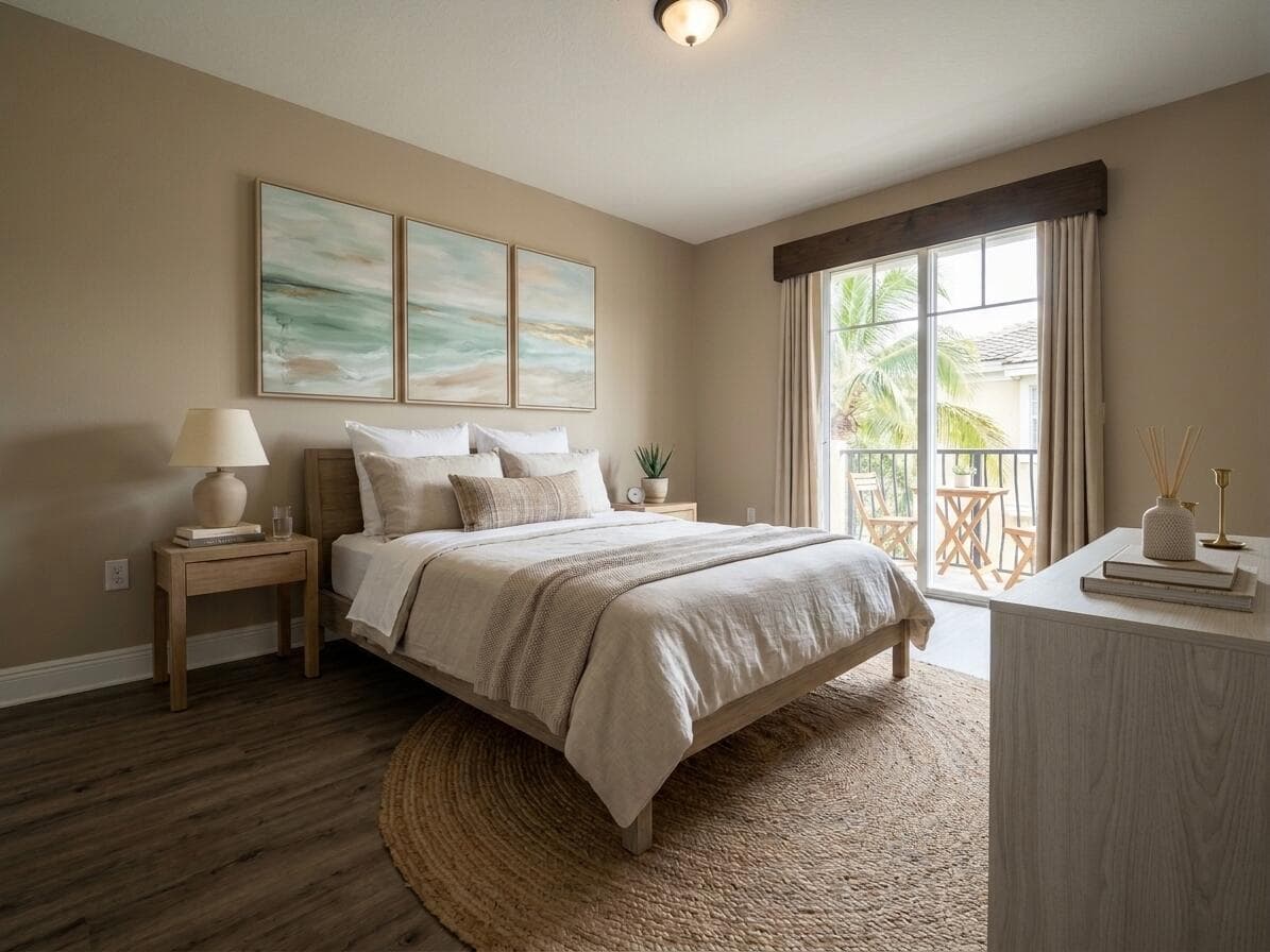 ONLINE STAGED - PRIMARY BEDROOM