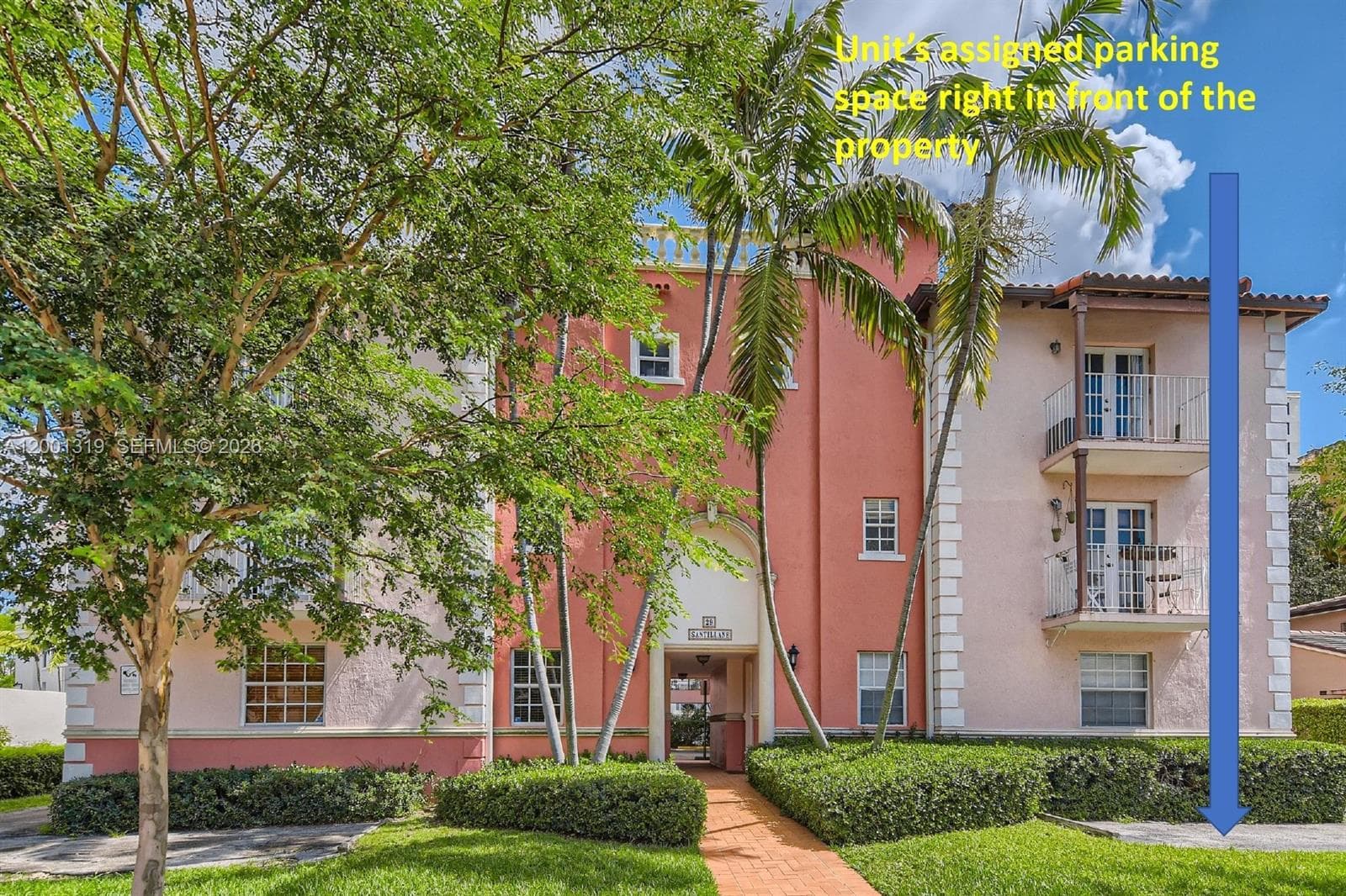 Unit's assigned parking space is right in front of the property plus there are guest parking spaces for the building and street parking (with a permit).