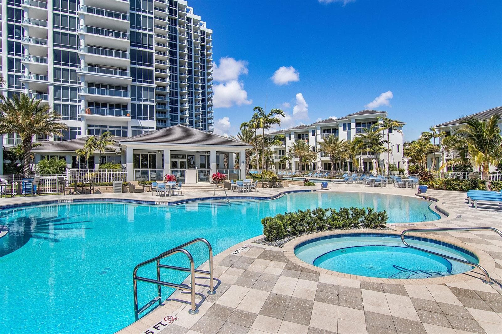 Expansive Pool Areas