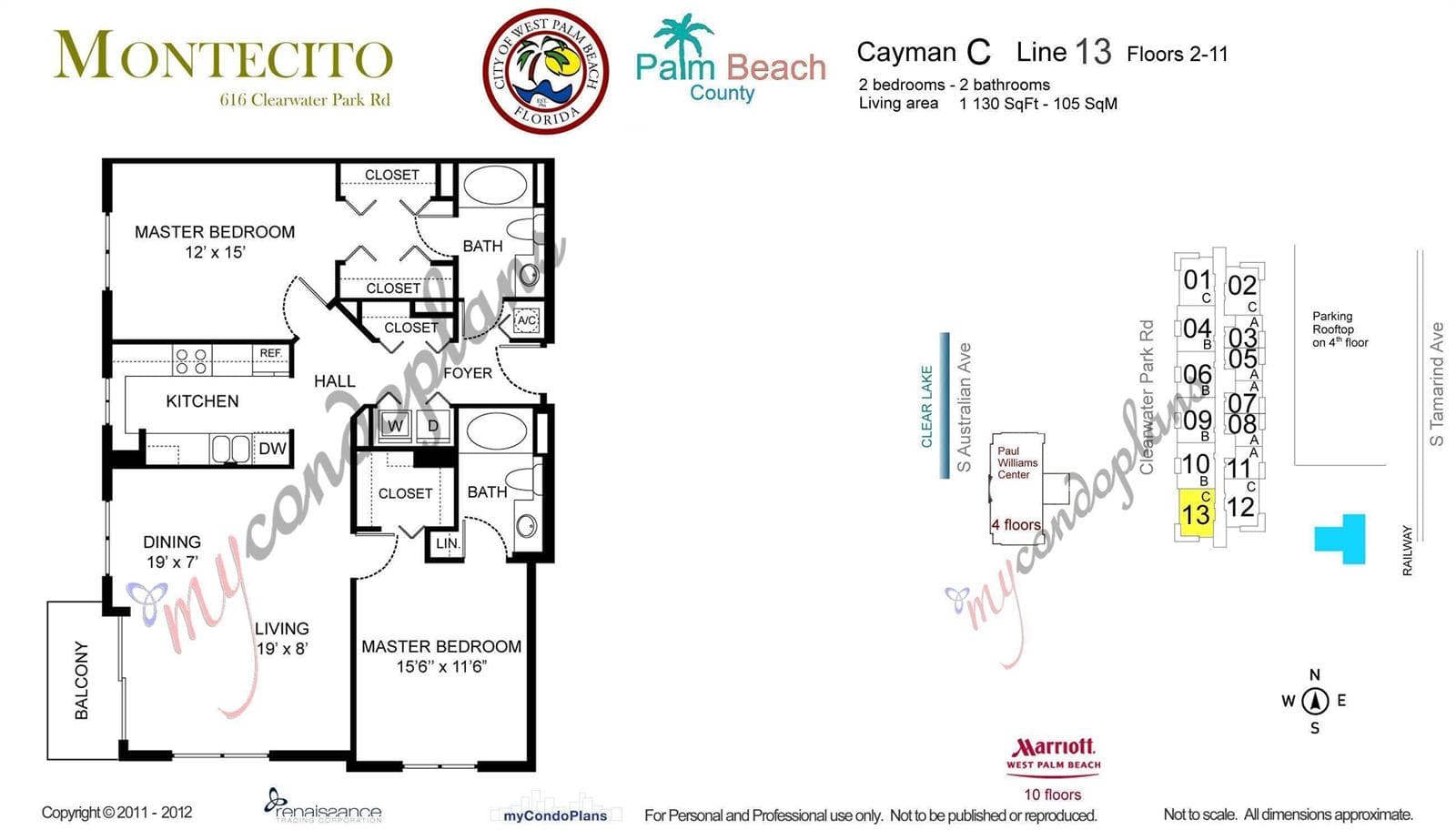Floor Plan 913 Montecito
