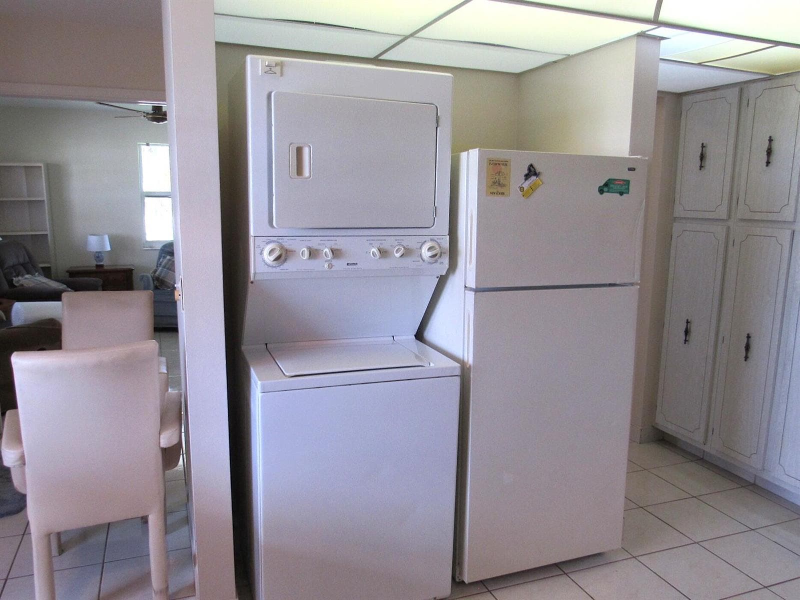 Stack W/D in Kitchen