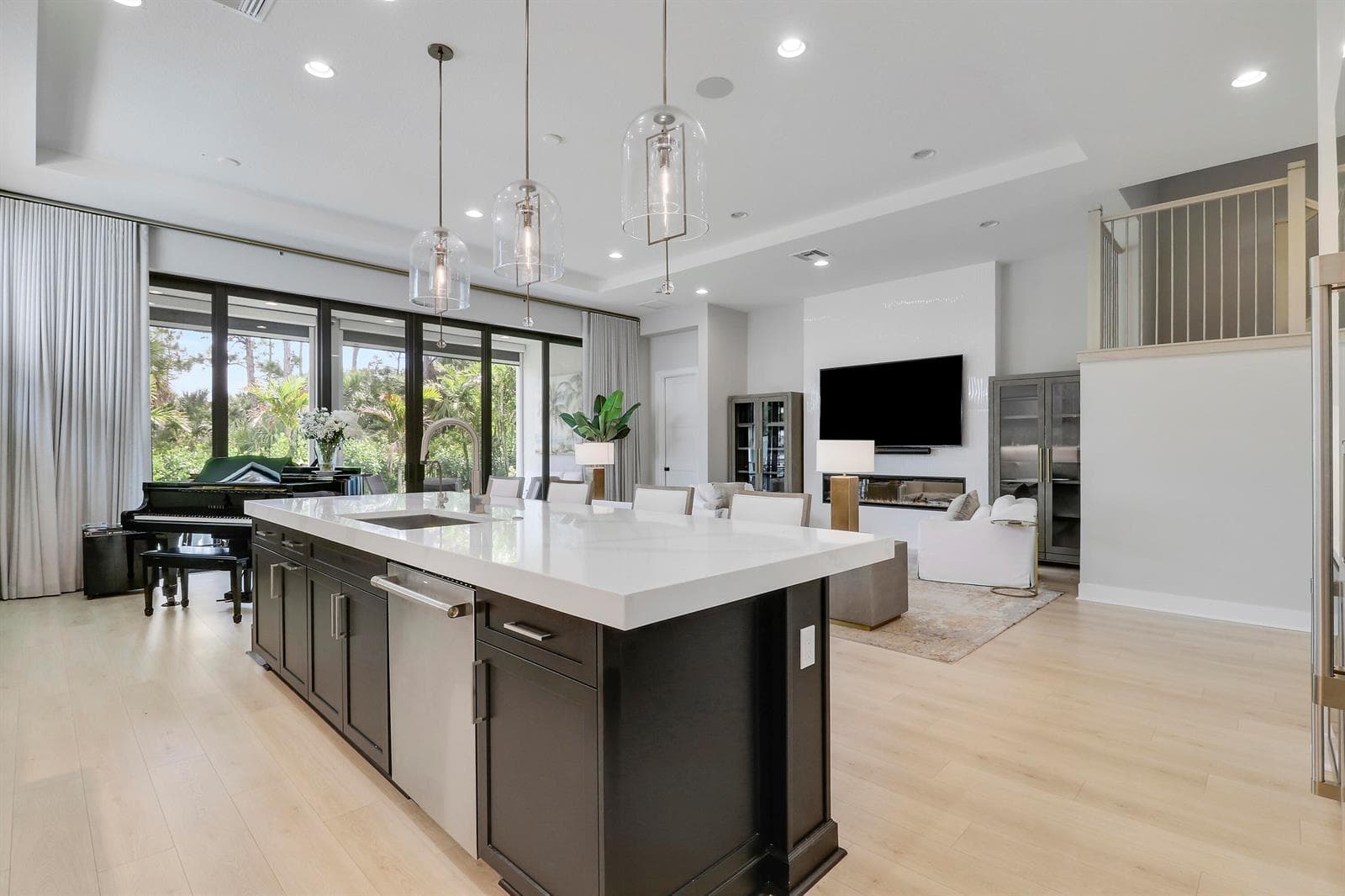 Kitchen and Living Area