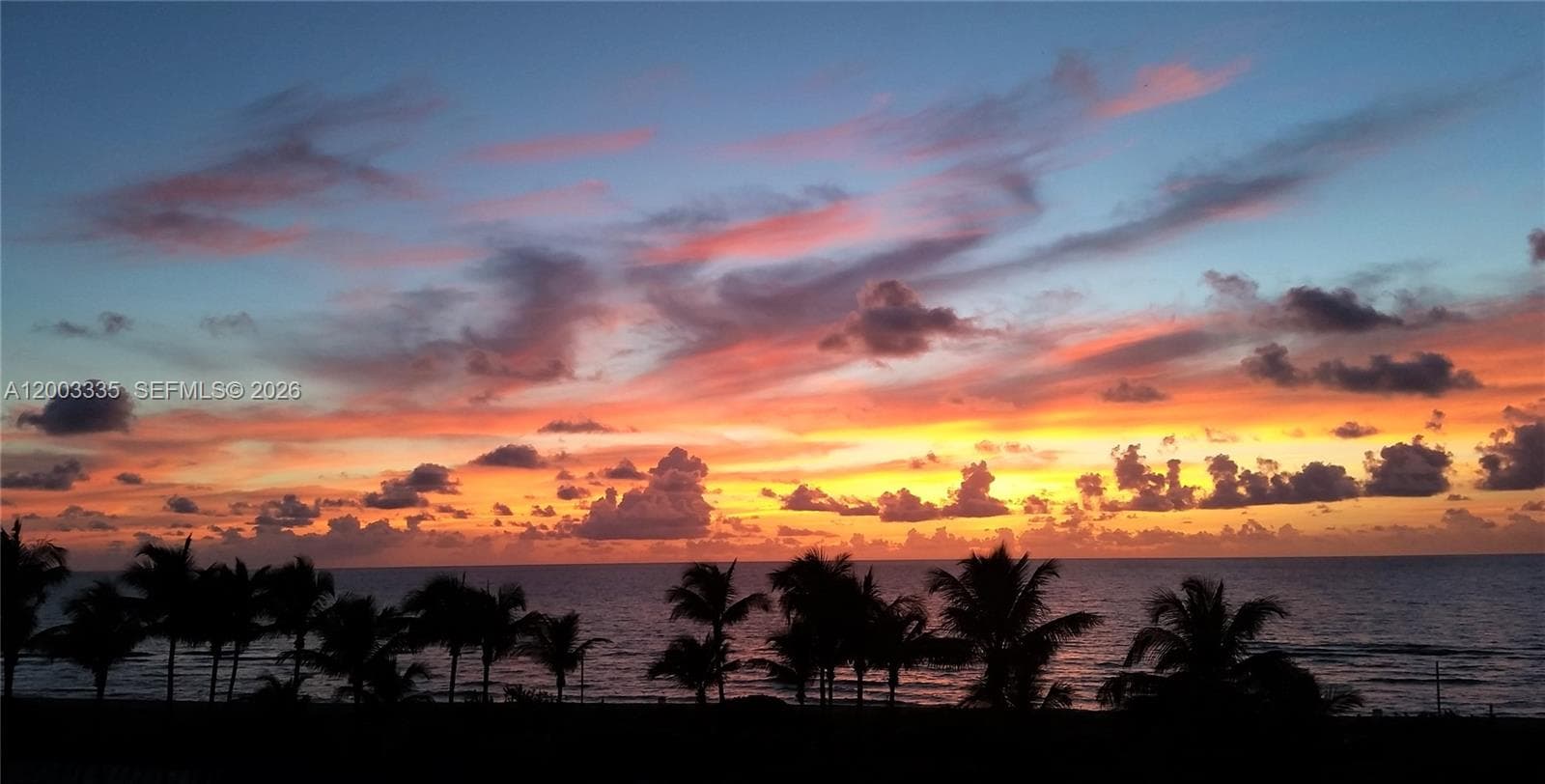 Sunrise on beach  from East Windows