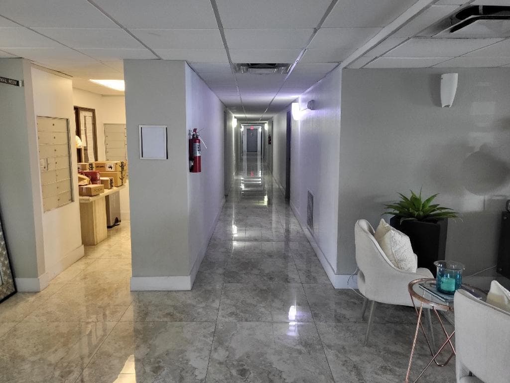 Hallway to Unit