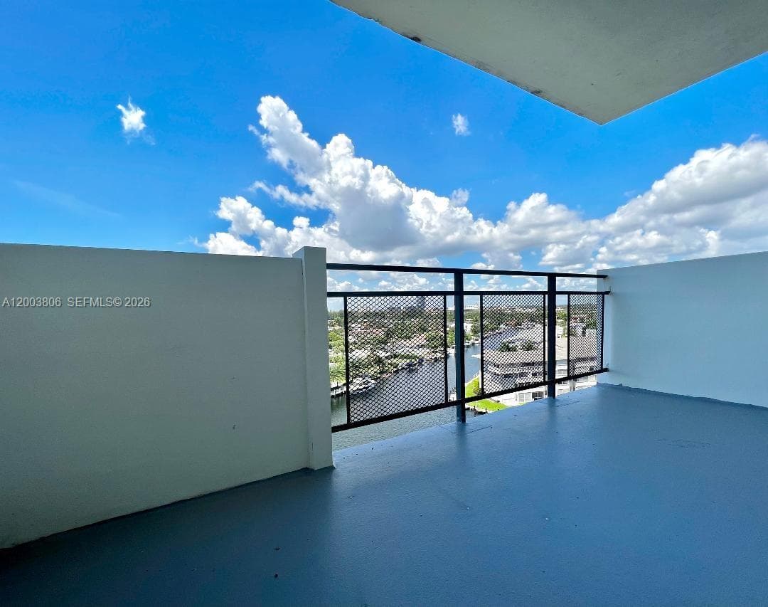 Large Open Balcony with beautiful Bayview