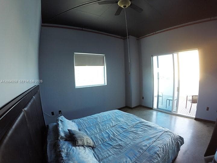 Semi Enclosed Master Bedroom with Balcony