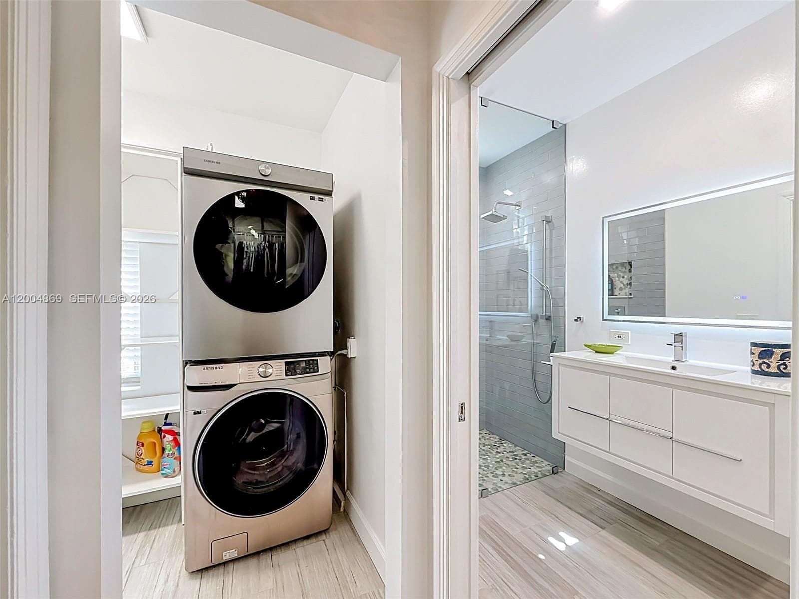 There is another laundry area in the cottage