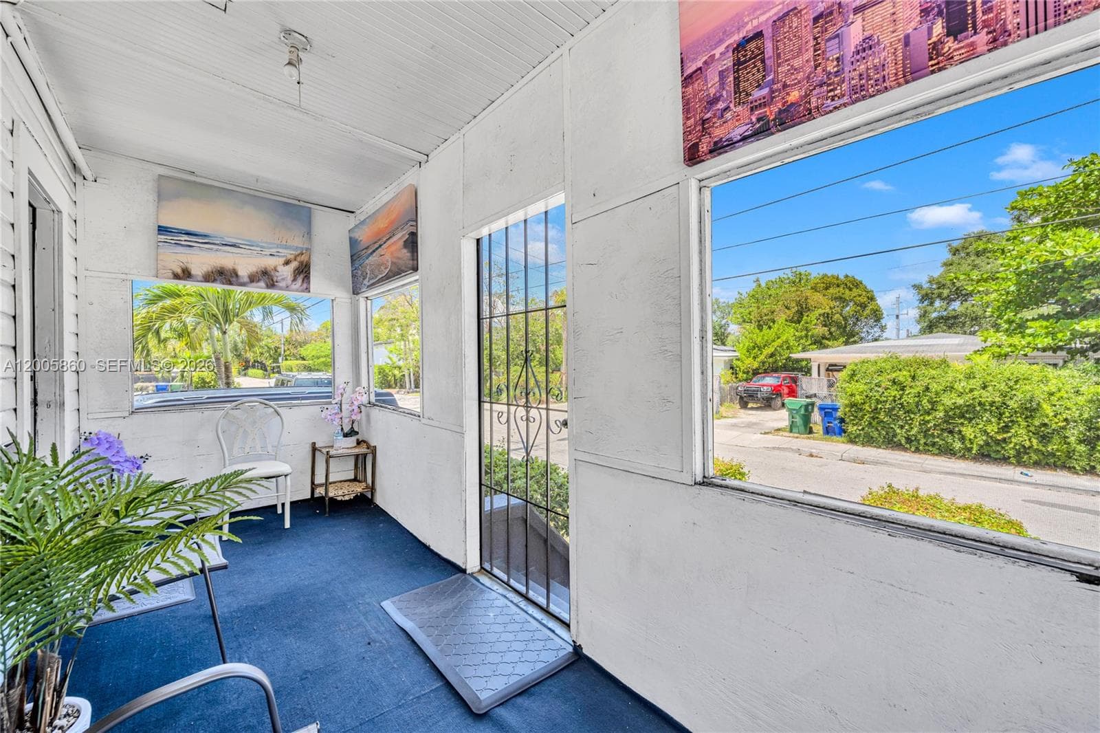 Enclosed porch