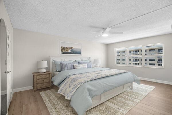 STAGED BEDROOM