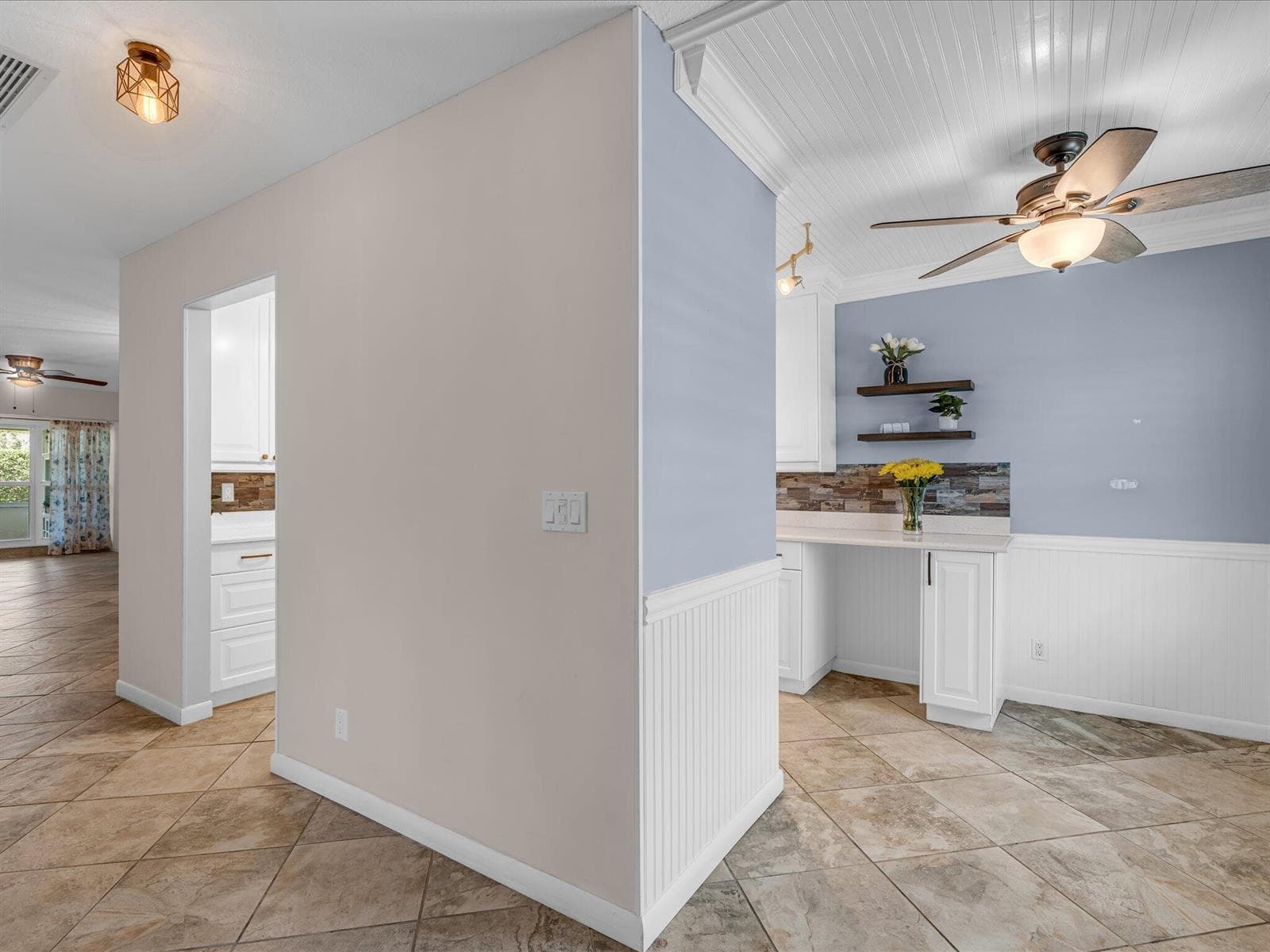 Hallway Entrance to Living