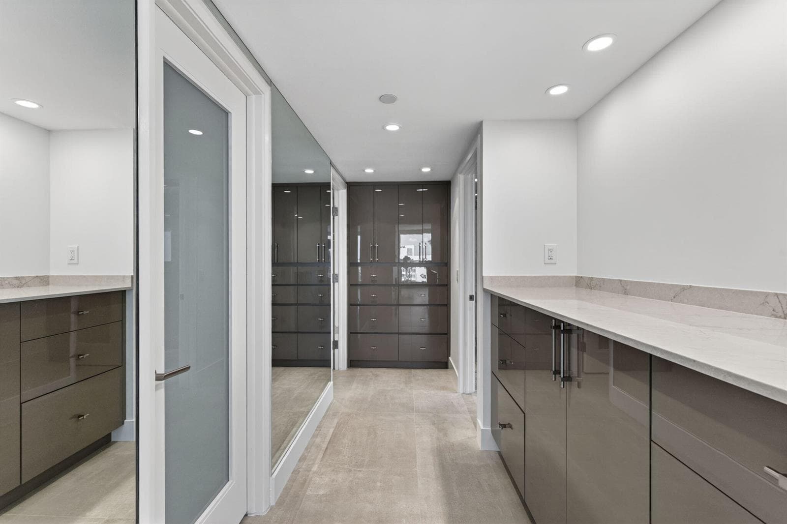 Primary luxury closet