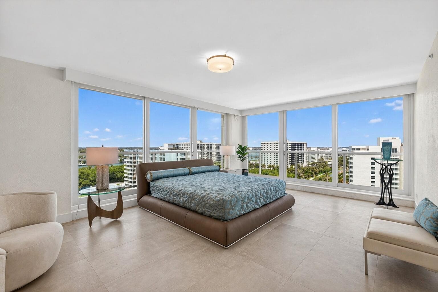 Primary bedroom with intracoastal view