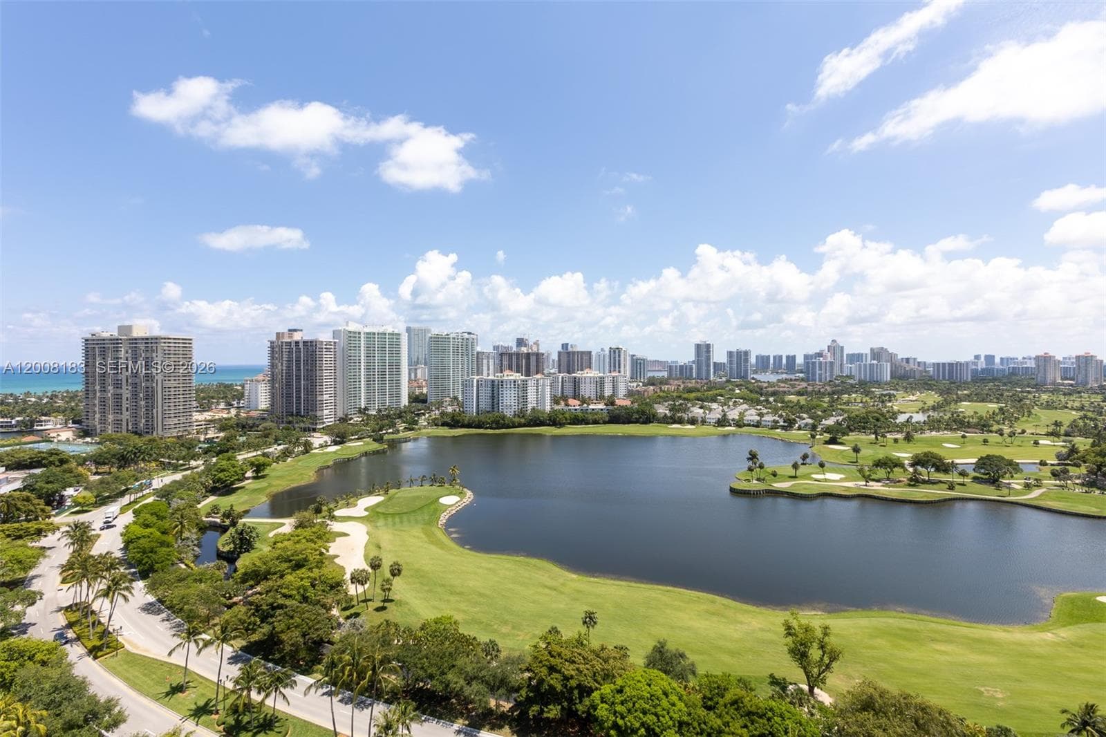 Don Soffer 5K Exercise Path around golf course across the street