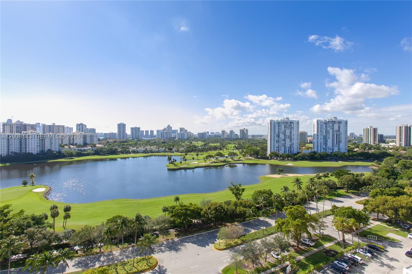 Don Soffer 5K Exercise Path around golf course across the street