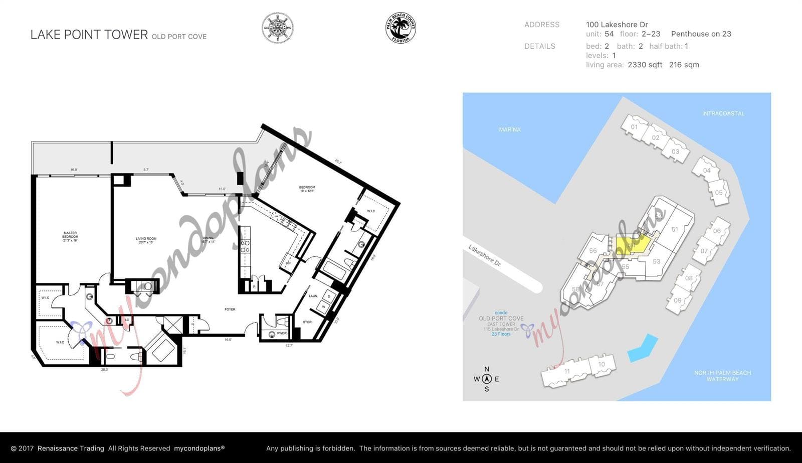 Condo 54 Floor Plan