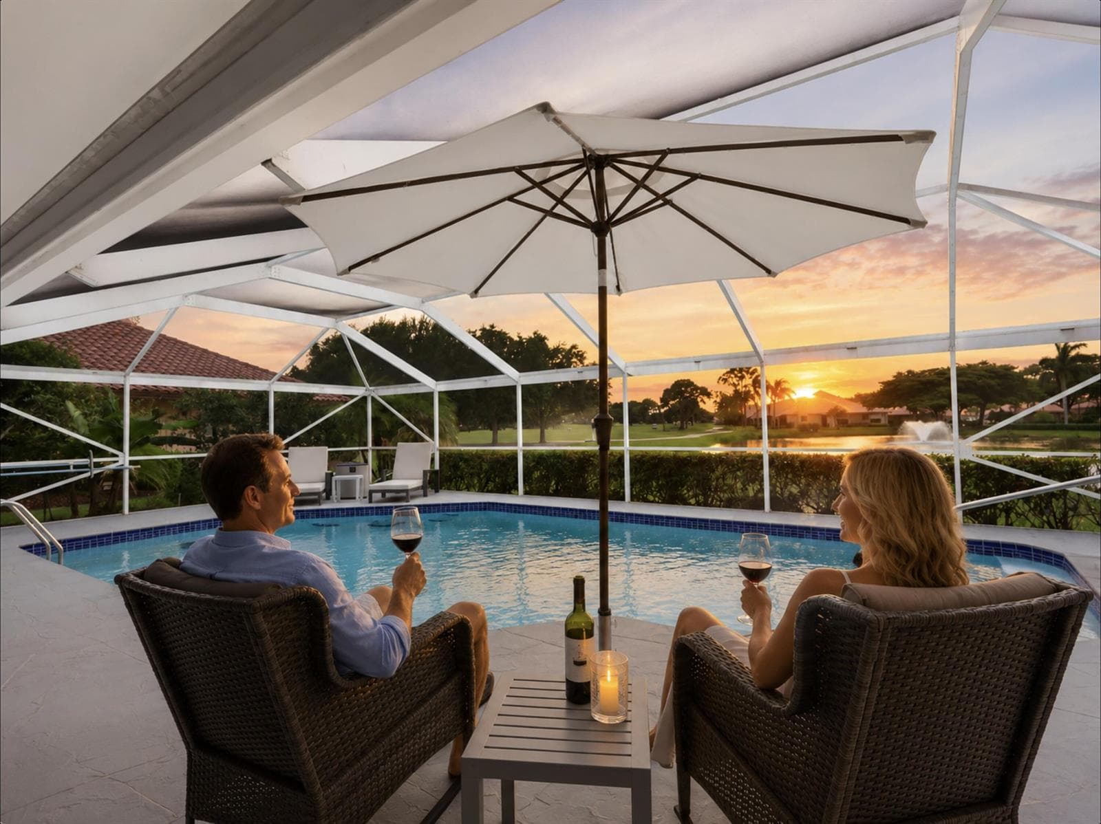 Sharper Sunset Scene