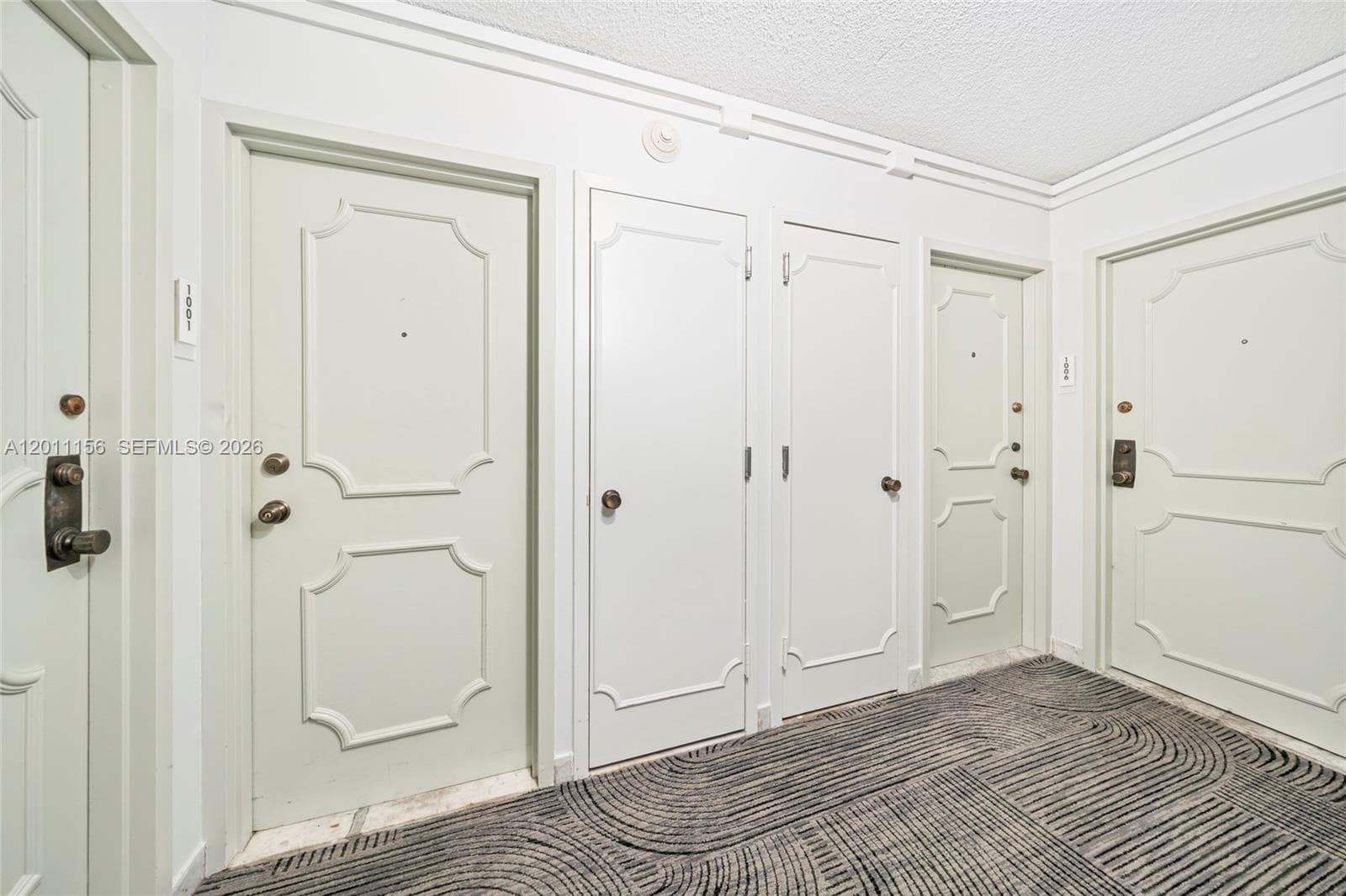 Corner unit entrance Main door.