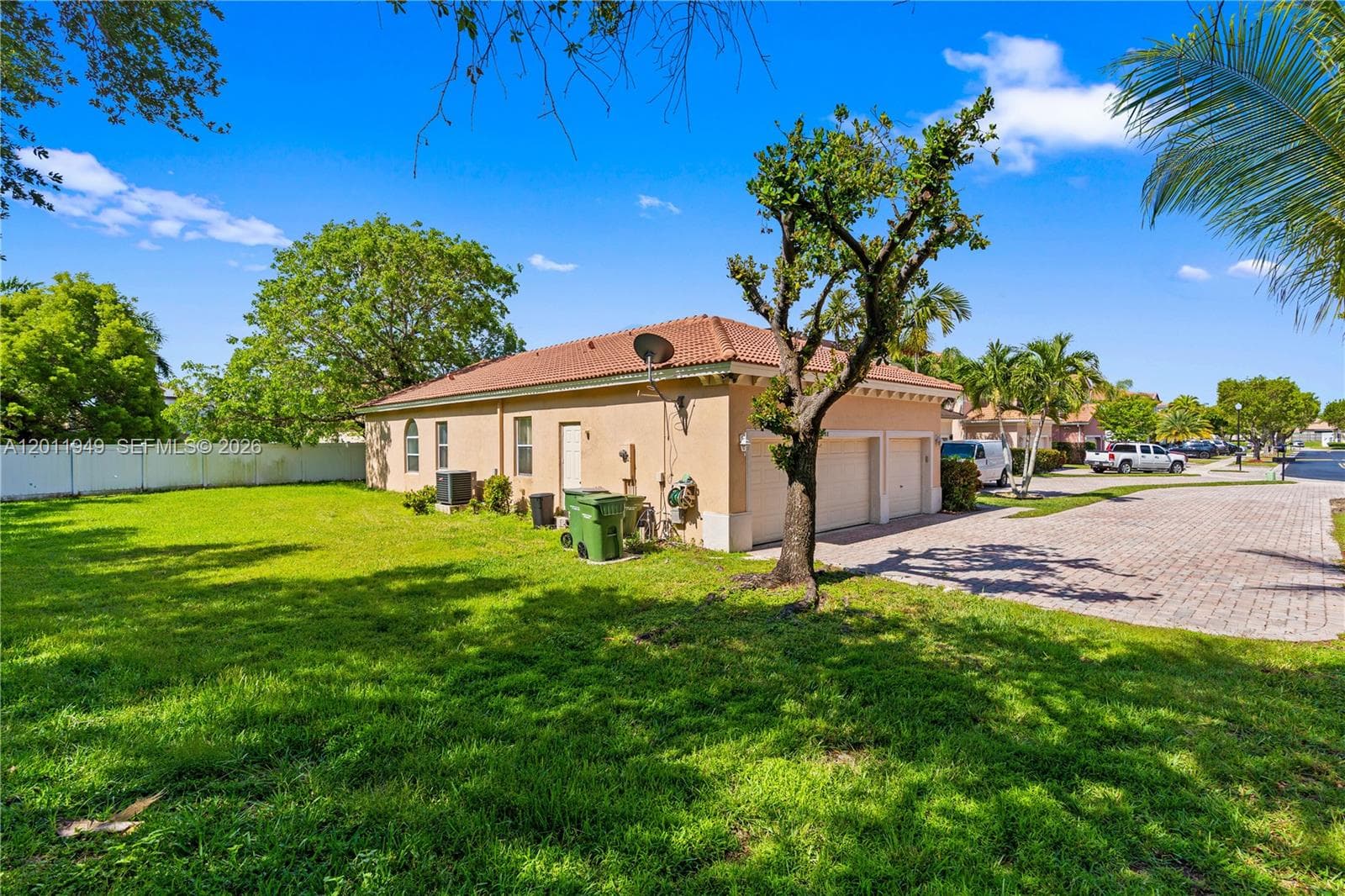 Huge lot partially fenced