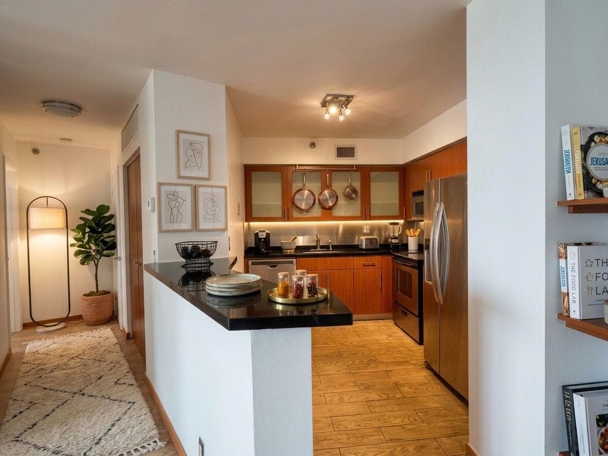 Kitchen & Hallway