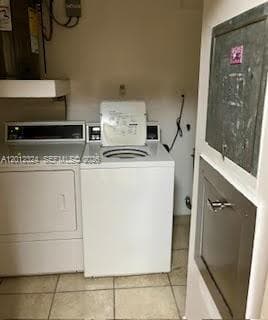 Laundry room is next to apt
