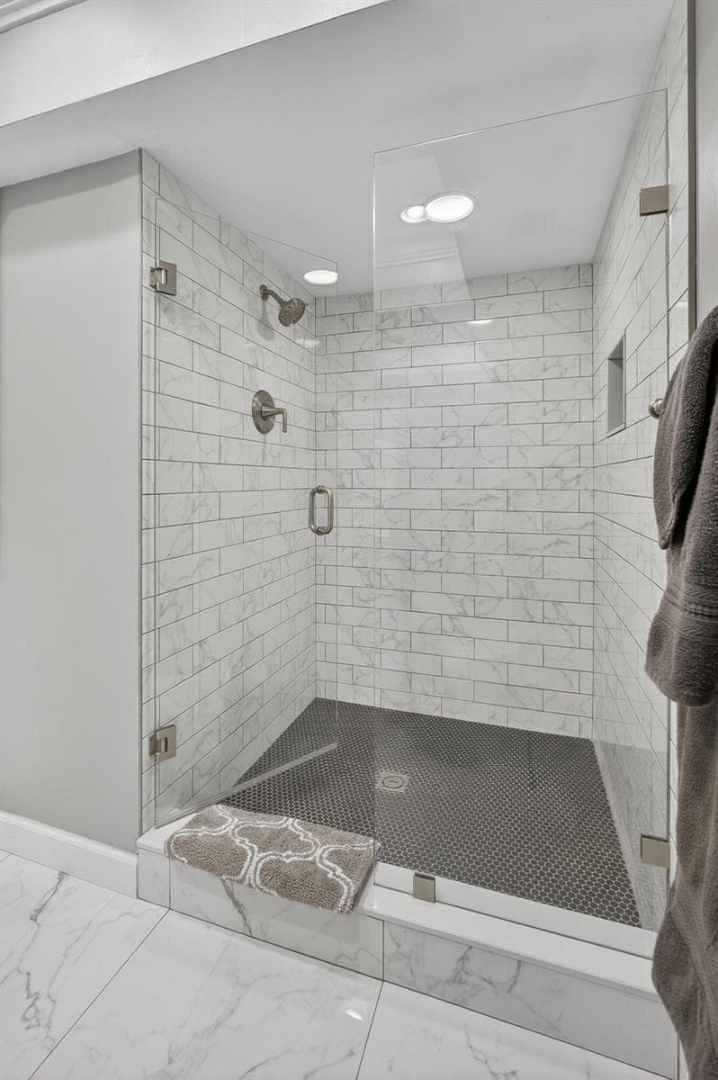 walk in shower
