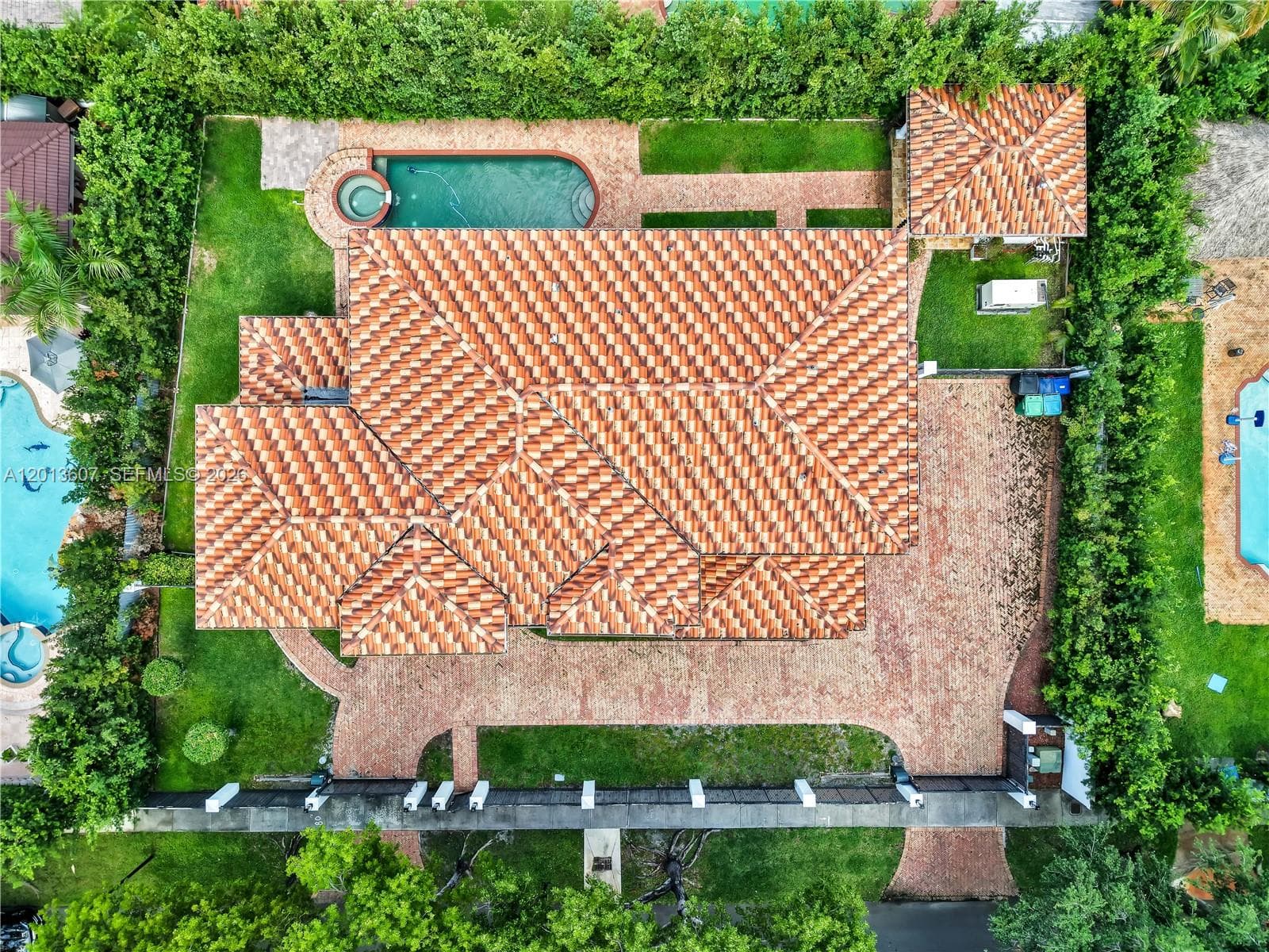 One of Many Covered Terraces