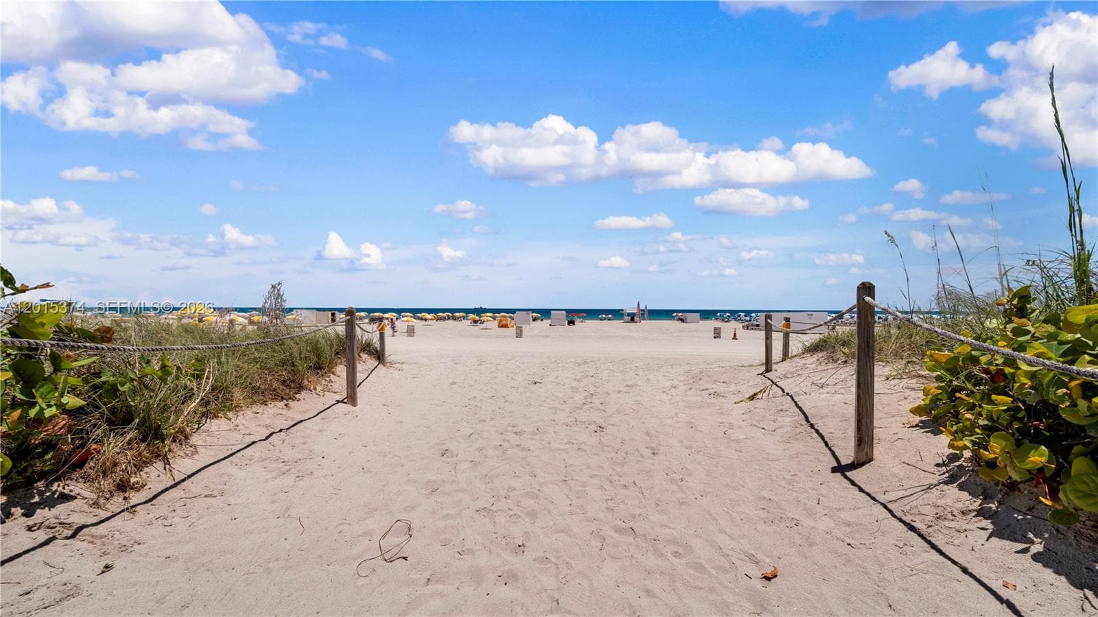Entry to beach