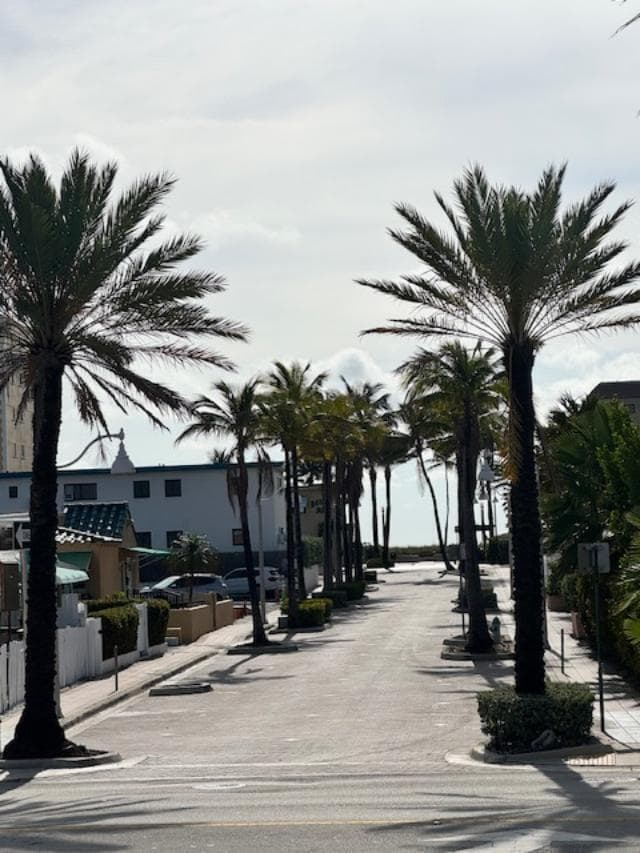 pam across from the beach
