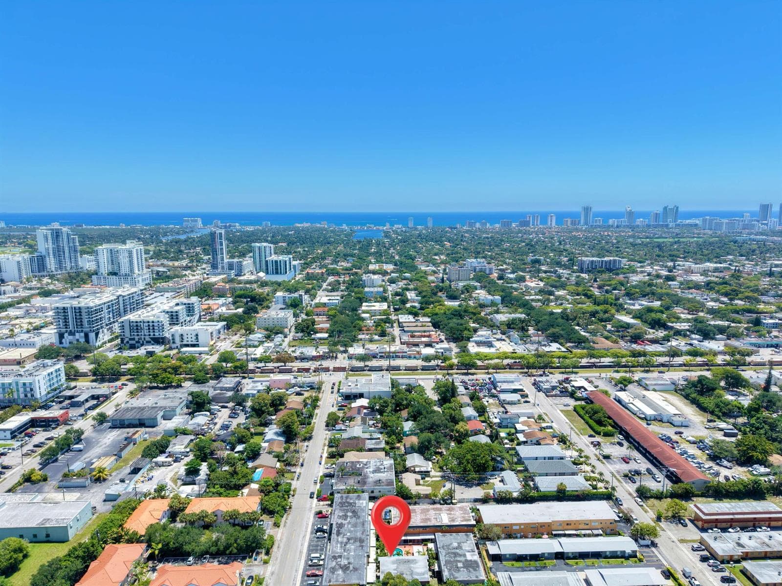 Panoramic to East - Ocean