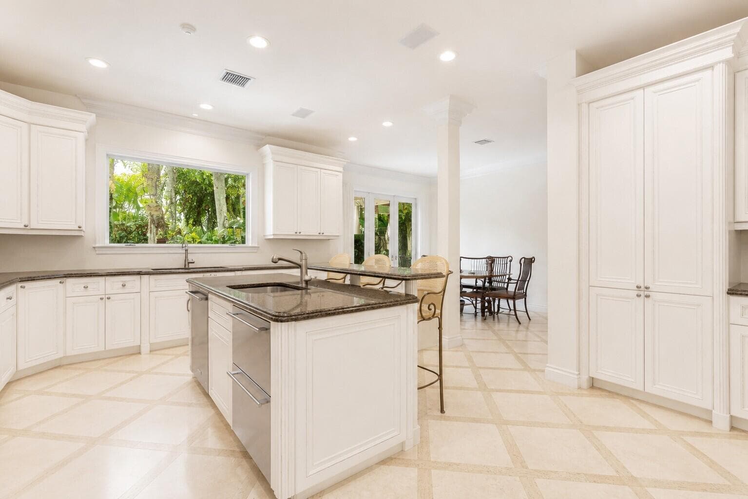 kitchen with island