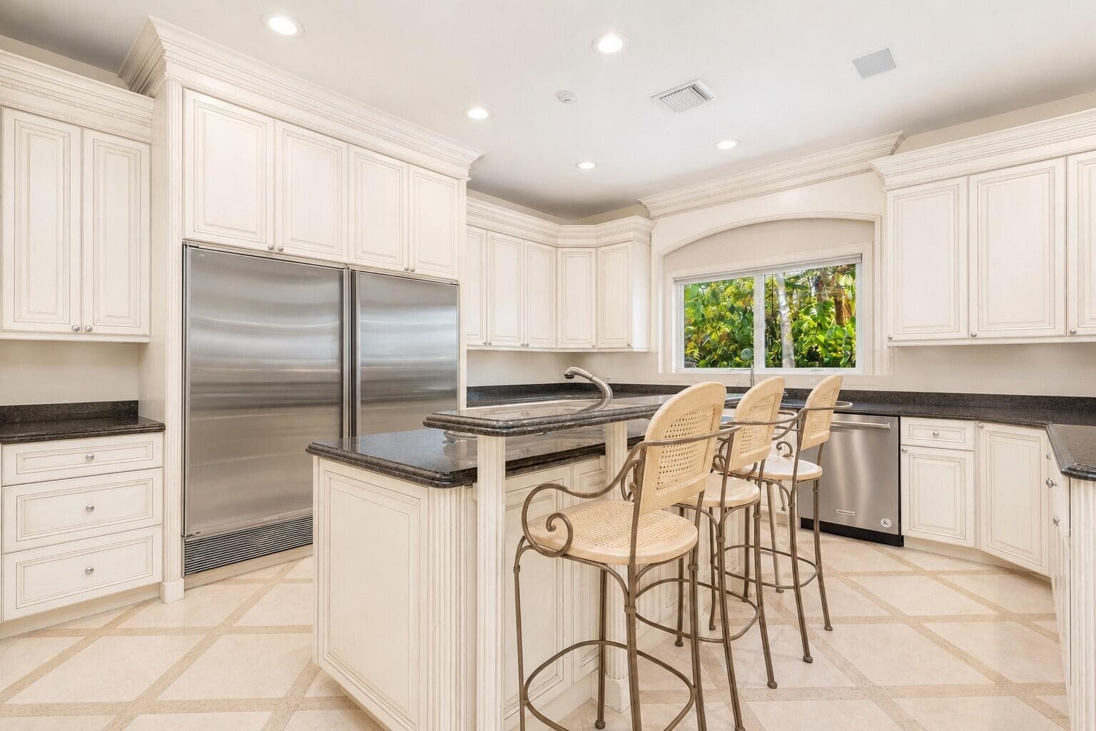 kitchen fridge and freezer