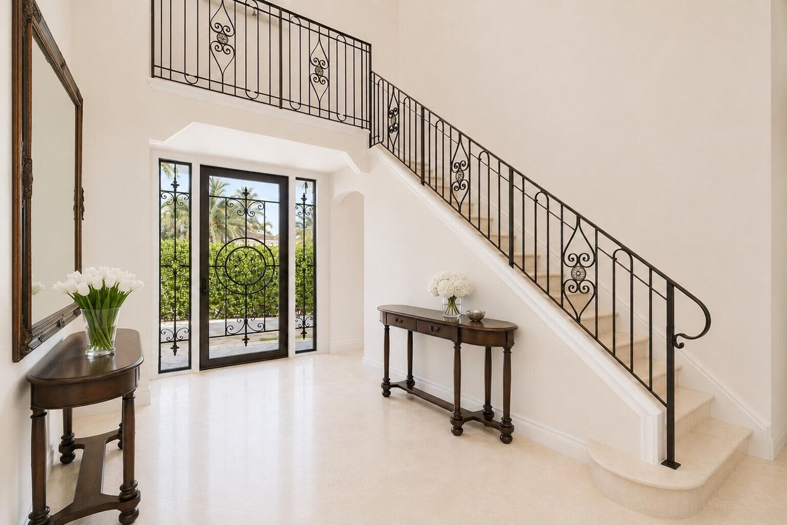 foyer with stairs