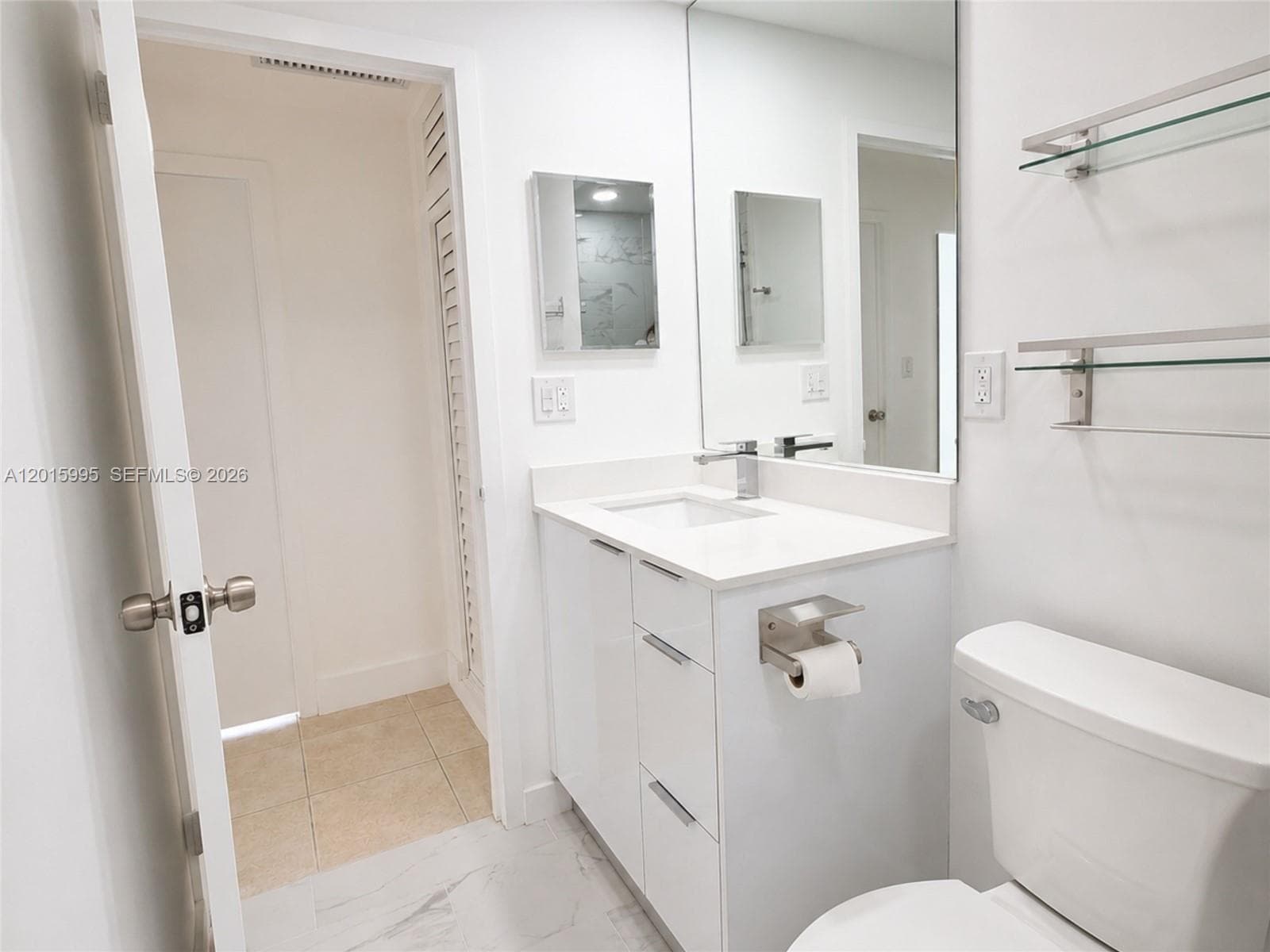 Completely remodeled bathroom