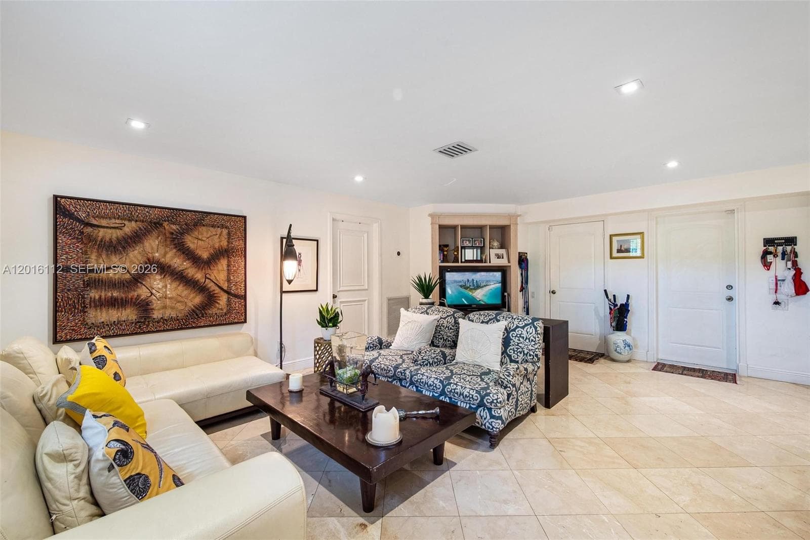 Downstairs living area
