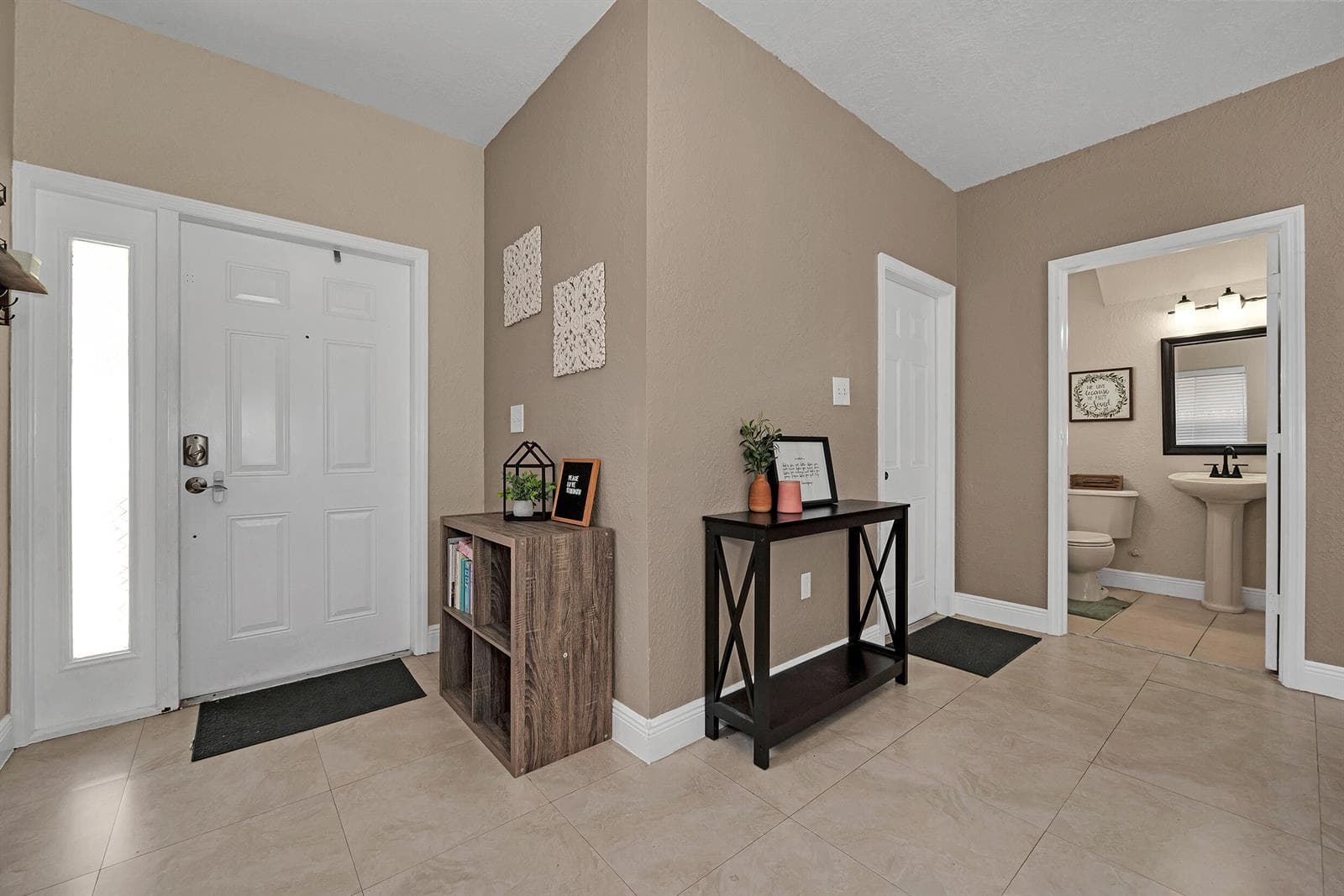 Entryway + 1/2 Bathroom